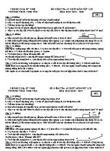 Bộ đề kiểm tra 45 phút môn Vật lý Lớp 8 - Năm học 2019-2020 - Trường THCS Vinh Tân (Có đáp án)
